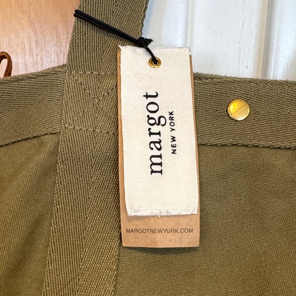 Margot Olive Green Satchel Bag - Picture 3 of 7